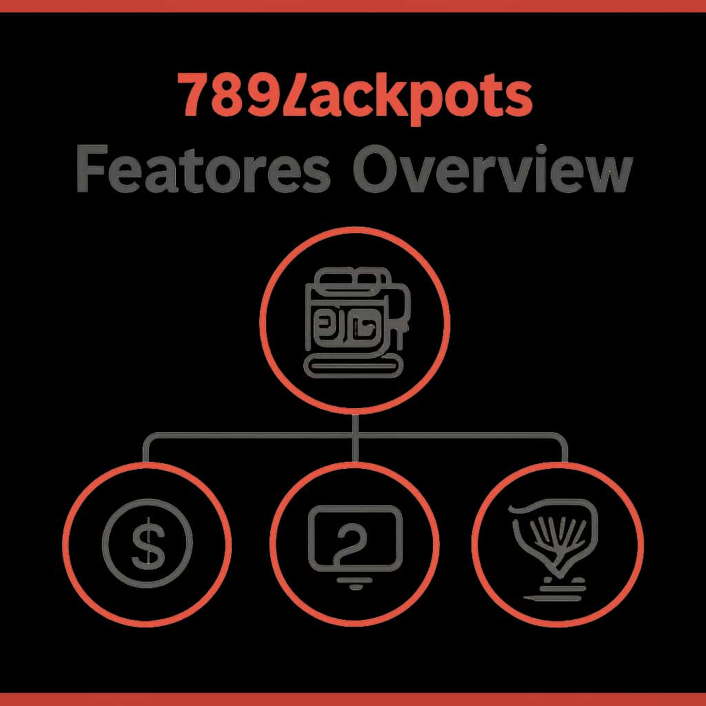 An educational diagram illustrating the features of 789Jackpots.