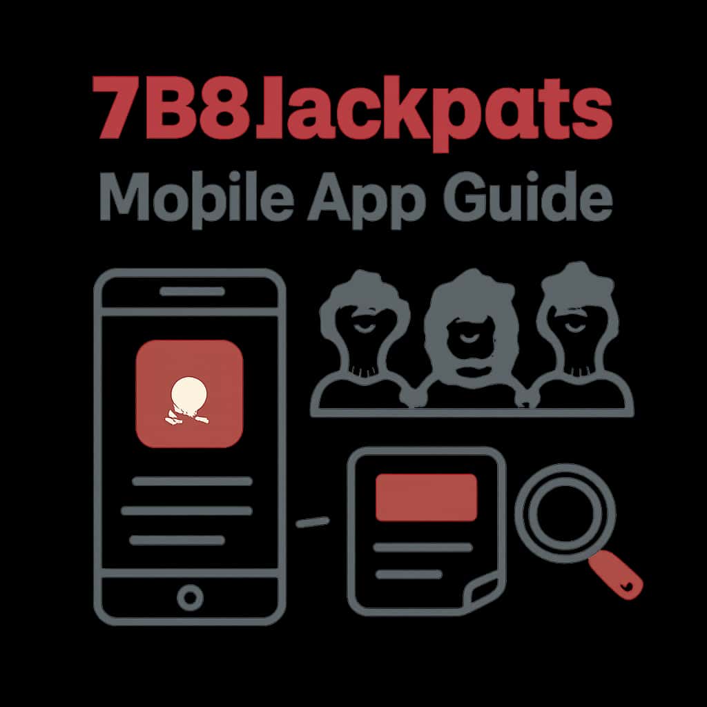 An illustrative diagram representing features of the 789Jackpots Mobile App Guide.
