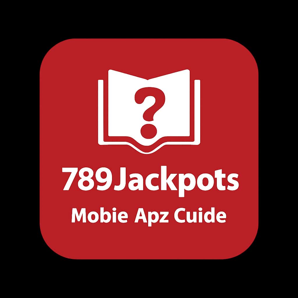 A badge design symbolizing 789Jackpots Mobile App Guide.
